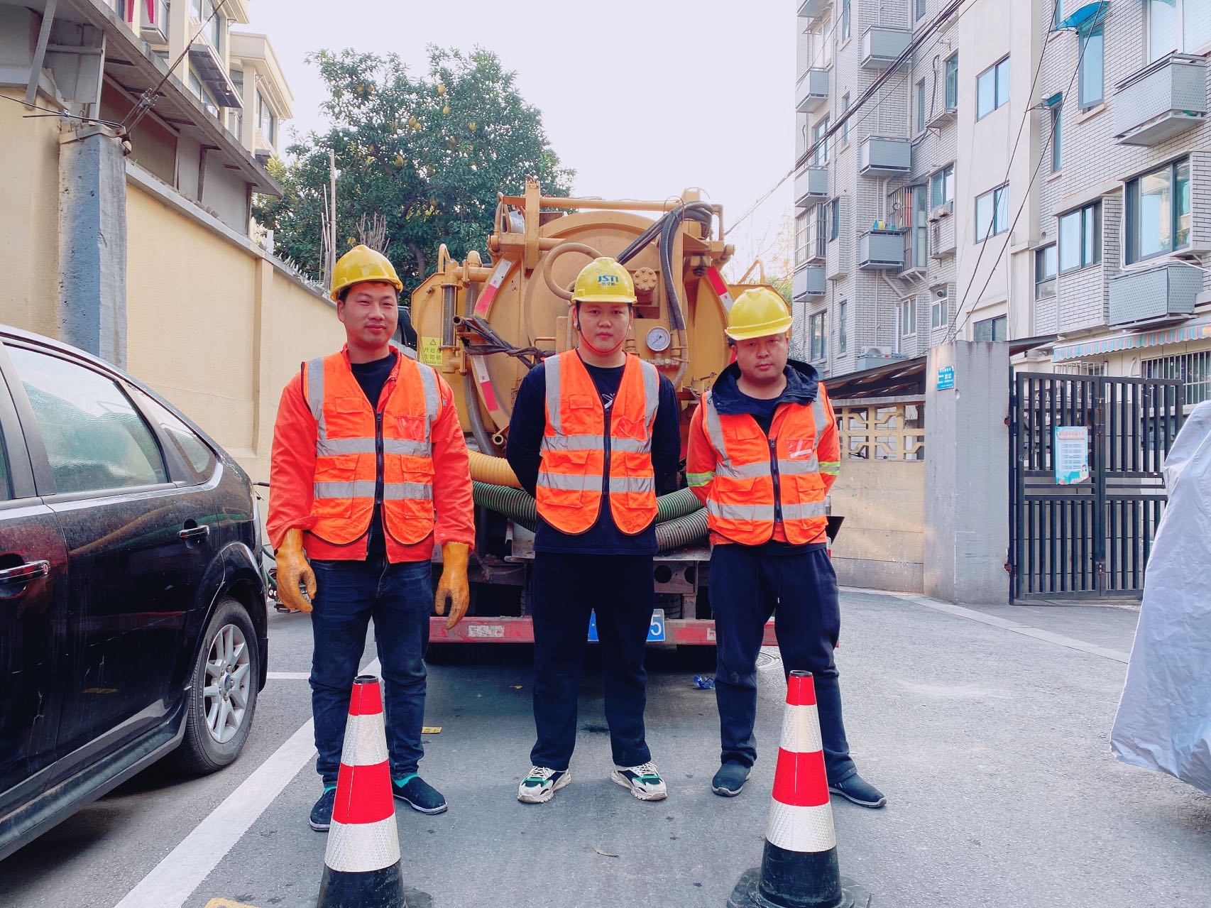 横梁南京某小区管道清淤检测施工